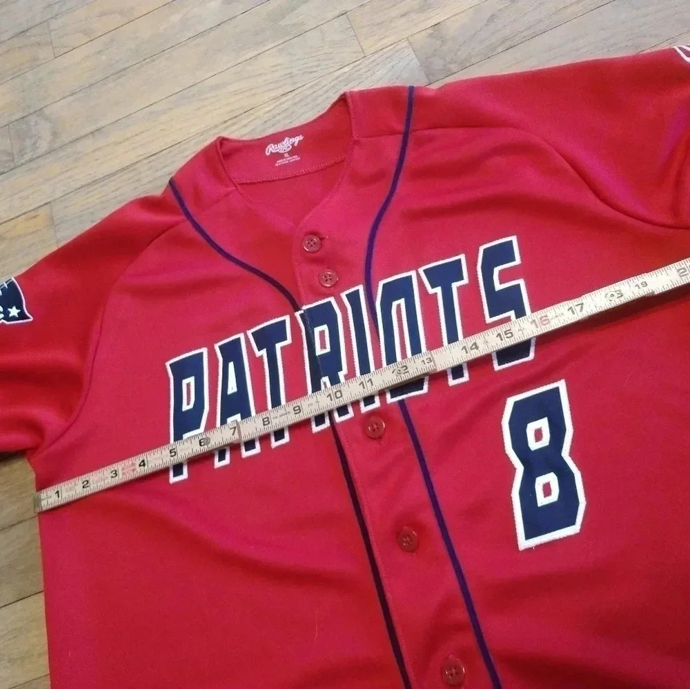 Massac County Patriots Baseball Jersey Rawlings Youth XL - Picture 7 of 7